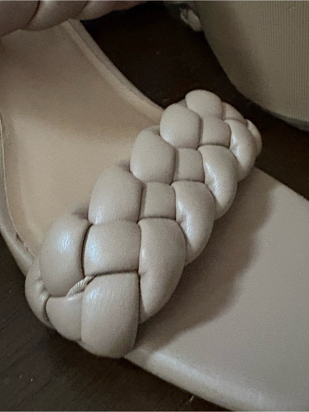 A New Day - Braided Double-Strap Slide Heels — Beige - Picture 5 of 6